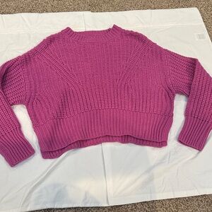 Pink Crew Neck Sweater